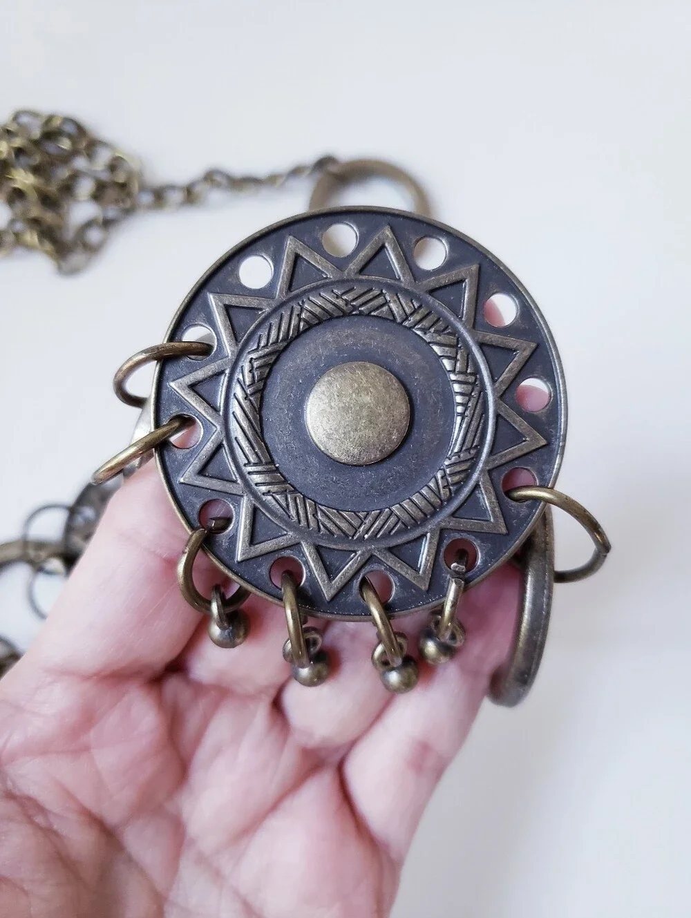 Vintage Bohemian Metal Chain Belt